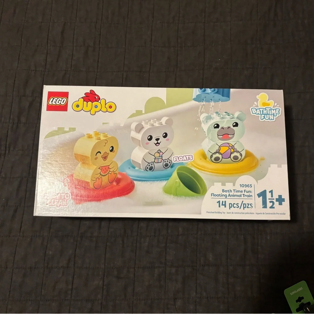 LEGO Duplo‎ 10965 Bath Time Fun Floating Animal Train Toddler Toy 14 Pcs New